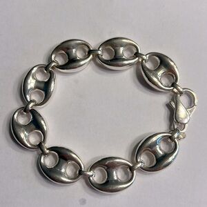 8.25” Milor Italian made 925 Sterling silver Mariner link bracelet